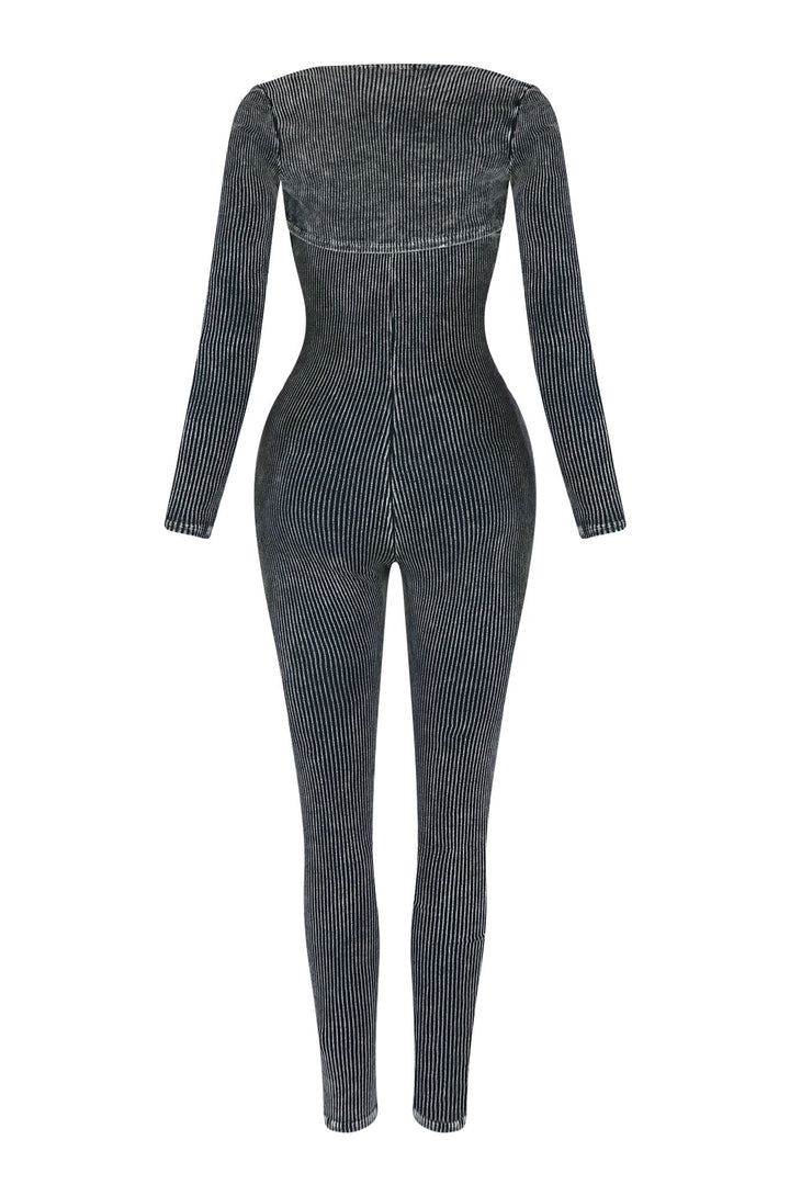 Kali Mineral Washed Jumpsuit &amp; Cardigan SET Rompers + Jumpsuits EDGE 