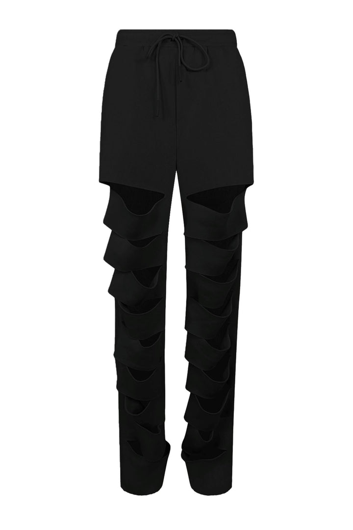 This Is Me Cutout Pants pants EDGE Small Black 
