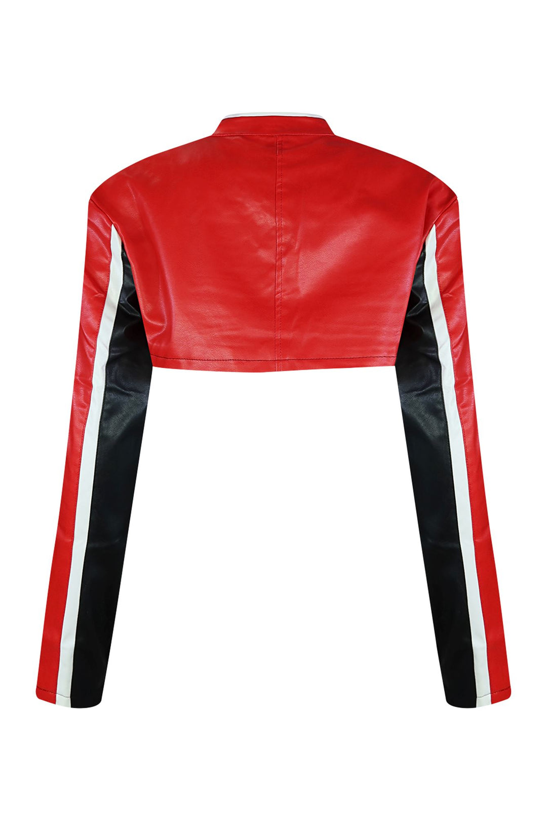 Bittersweet Faux Leather High Crop Jacket Outerwear EDGE 