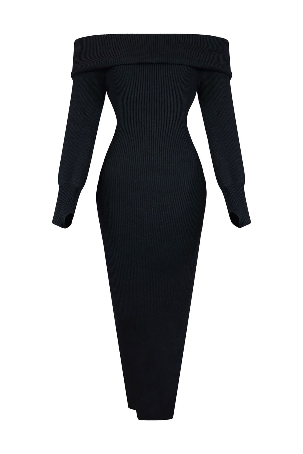 Mackenzie Off Shoulder Knit Dress Dresses EDGE 