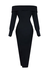 Mackenzie Off Shoulder Knit Dress Dresses EDGE 