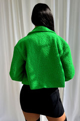 Charlee Sherpa Cropped Jacket Outerwear EDGE 