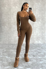 Cindy Mineral Washed Jumpsuit &amp; Bolero SET Rompers + Jumpsuits EDGE 