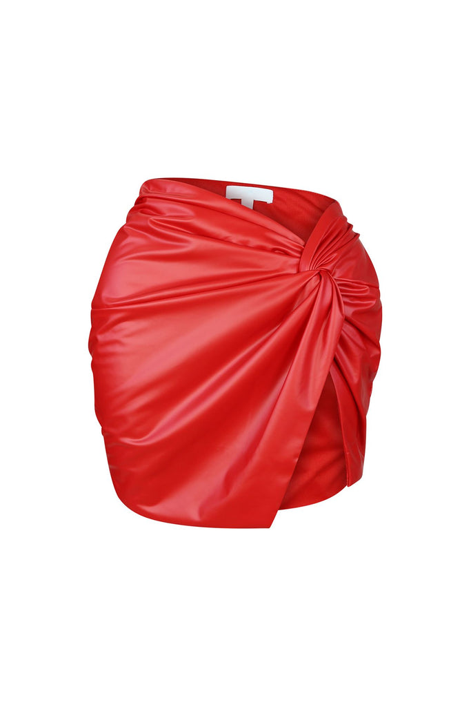 Cherry Bomb Twist Slit Mini Skirt SKIRT EDGE 