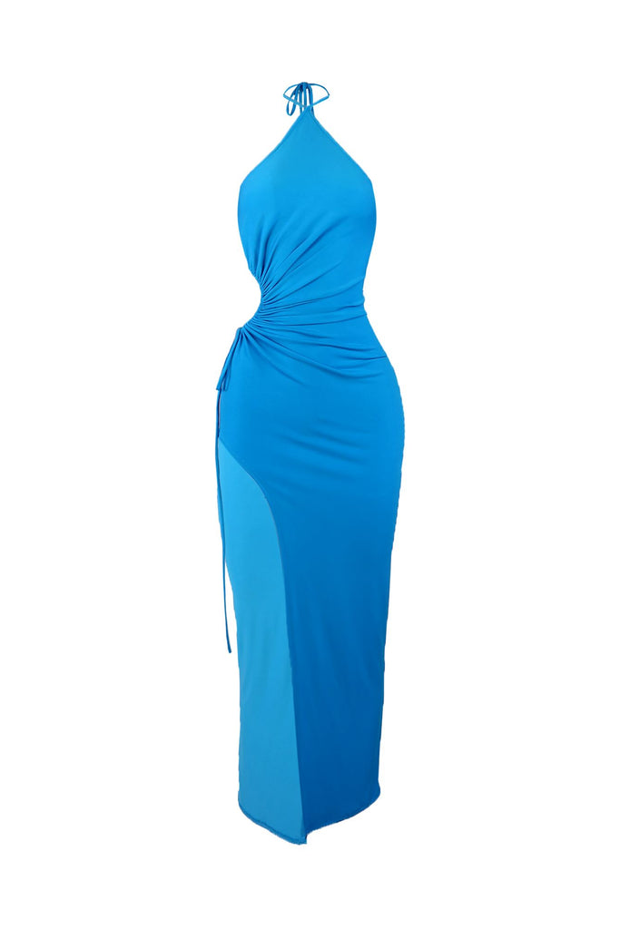Neptune Halter Slit Maxi Dress Dresses EDGE 