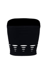 Electricity Cut Out Tube Top - Black -EDGEbyKS