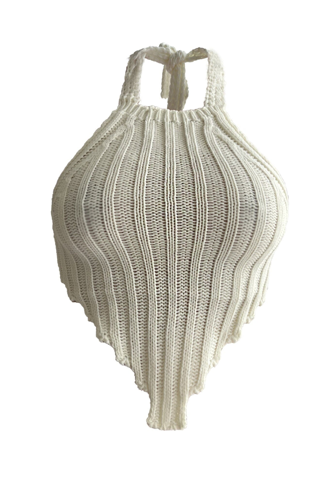 Bahama Knit Top - White - KNOWSTYLE - EDGE - EDGEONLINESTORE