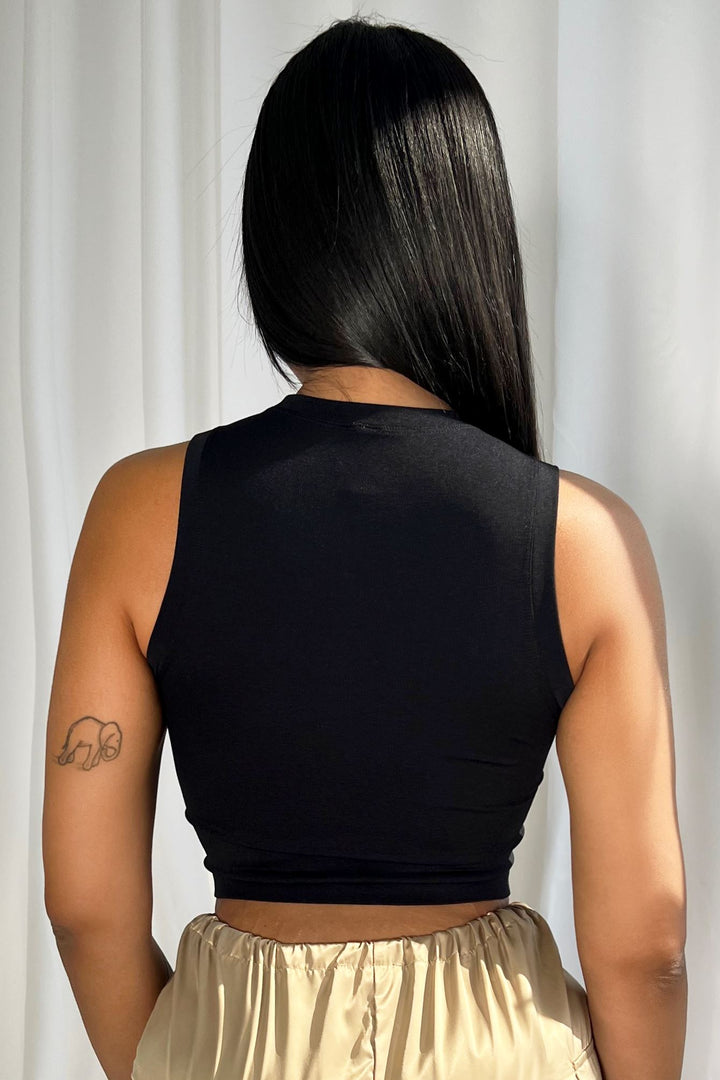 Soft Basic Smooth Muscle Top - Black - EDGEbyKS