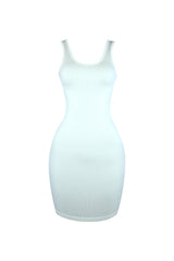 Hera Seamless Tank Mini Dress DRESS EDGE Small/Medium White 