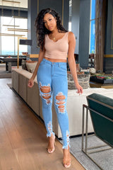 My Everything Tank Crop Top - Nude - KNOWSTYLE - EDGE - EDGEONLINESTORE