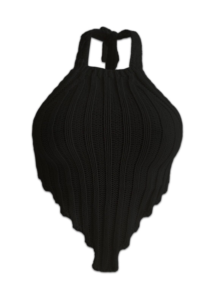 Bahama Knit Top Apparel &amp; Accessories KNOWSTYLE Small Black 