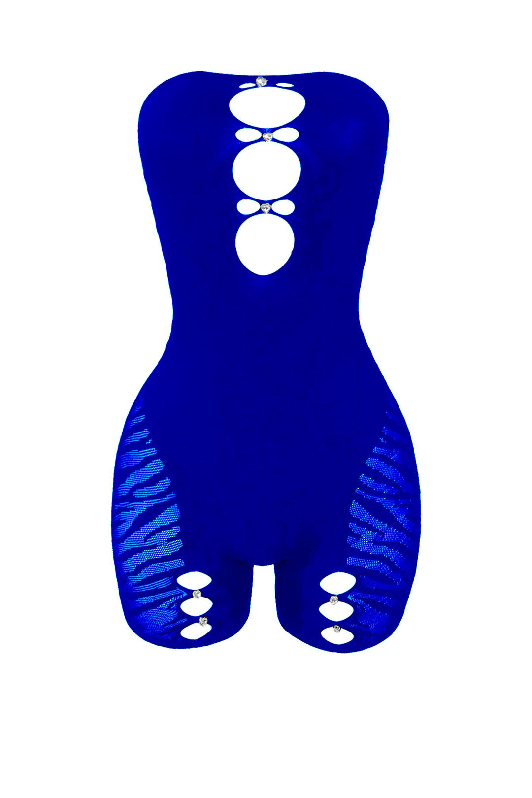 Celina Hallow Out Seamless Tube Romper Rompers + Jumpsuits EDGE 