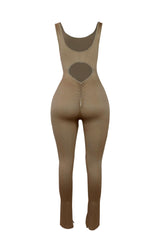The Village Hem Slit Jumpsuit Rompers + Jumpsuits EDGE 