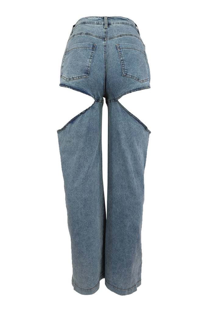 Jasper Side Cutout With Button Jeans jeans EDGE 