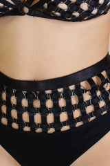 Adjustable Shoulder Straps Bra Top
Back Buckle Closure