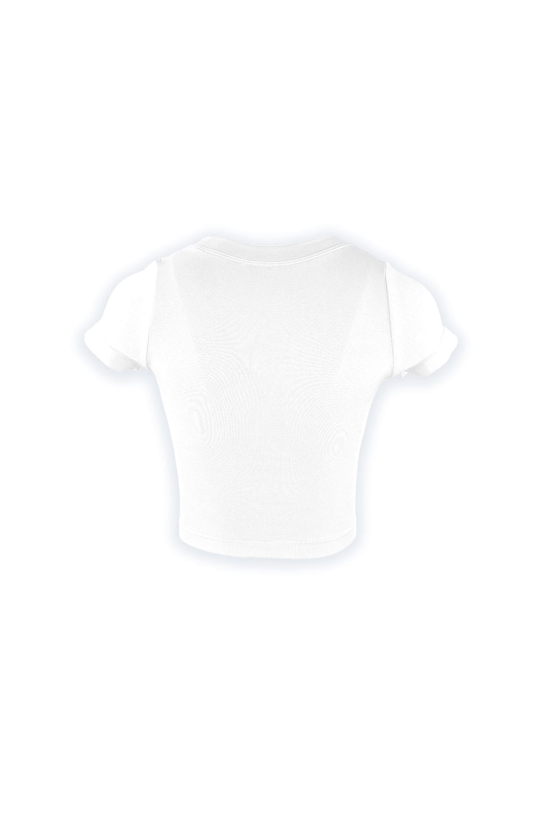 Soft Basic Smooth Cropped Tee Crop Top EDGE 