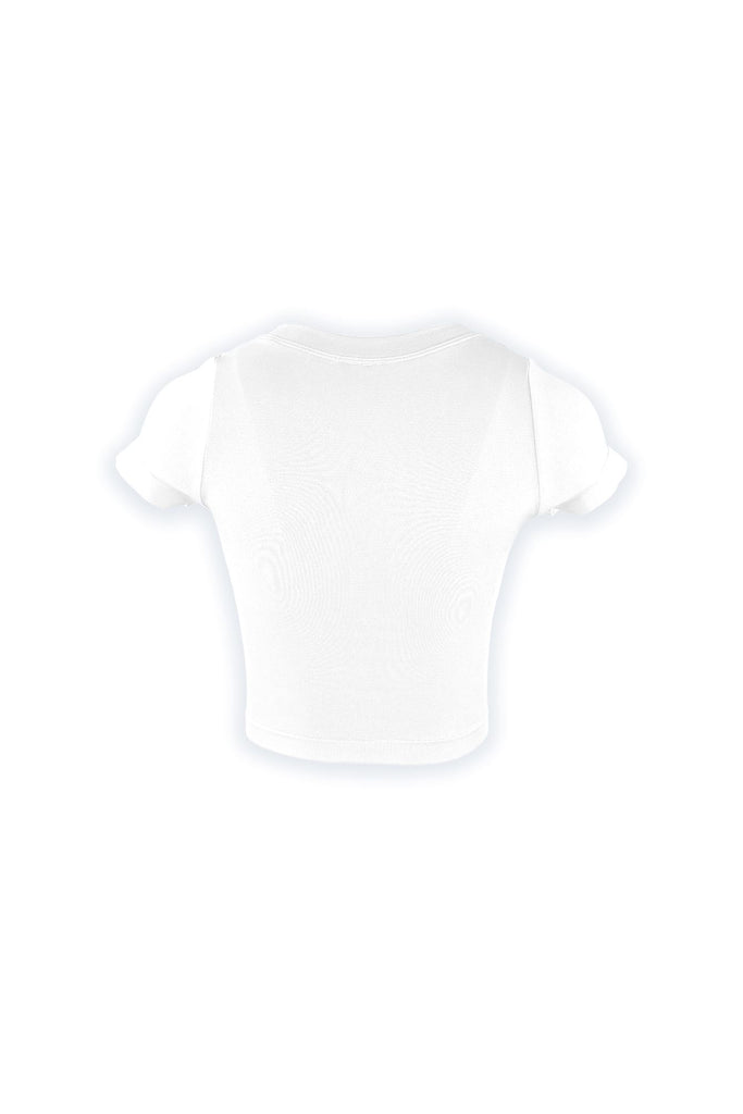 Soft Basic Smooth Cropped Tee Crop Top EDGE 